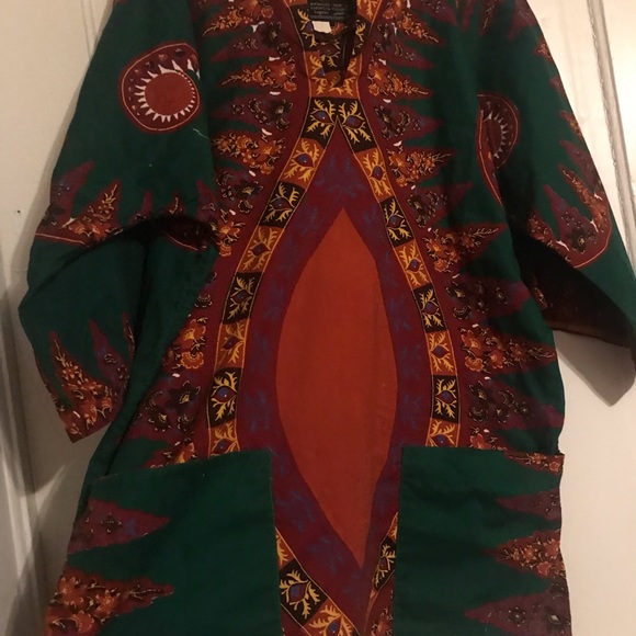 Unisex Ethnic/boho Jamaican tunic tops. Made in European fashion, size: M - Picture 11 of 16